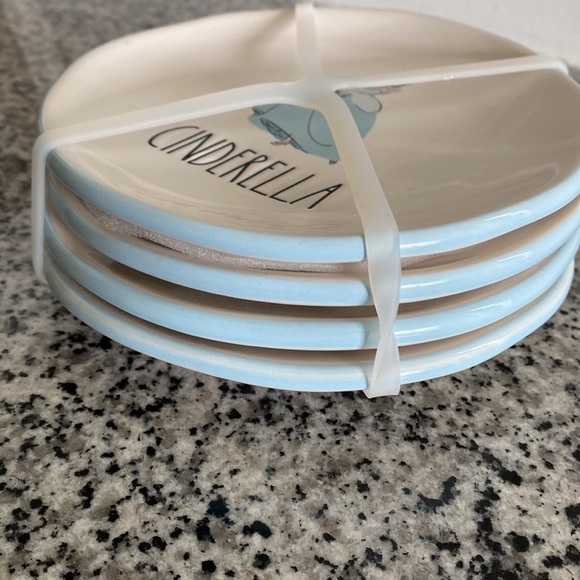 Rae Dunn Disney Cinderella Dessert plates - Picture 2 of 2